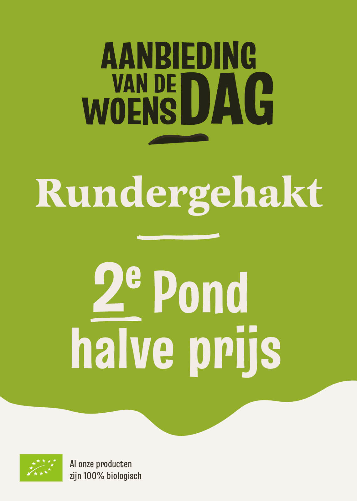 Aanbieding van de Woensdag