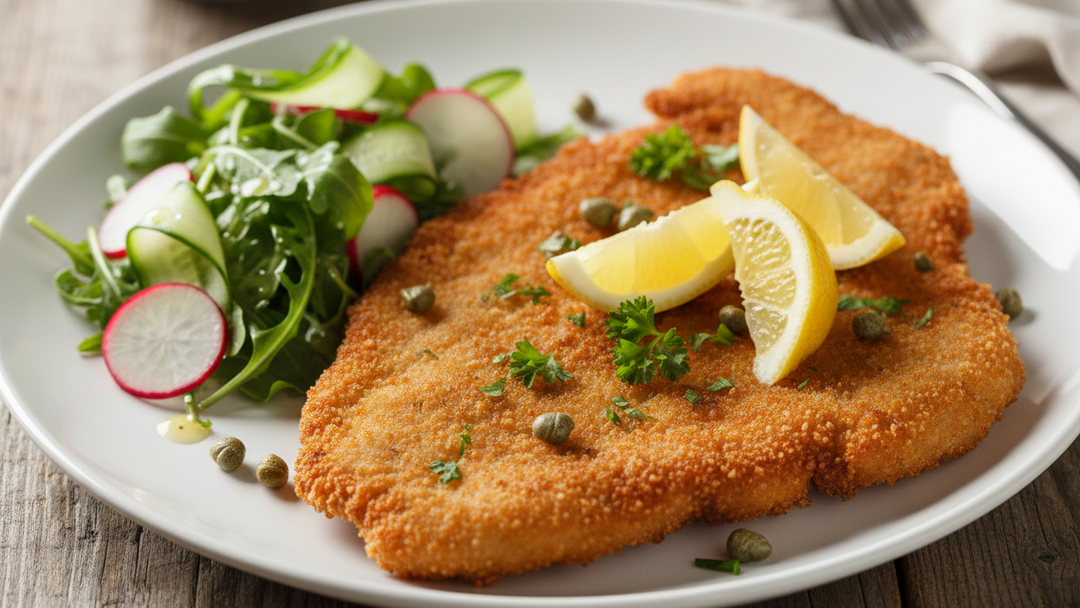 Kalfsschnitzel met citroen en kappertjes